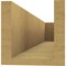 Ekena Millwork 6in. W x 6in. H x 32in. L Block Woodgrain TimberThane Rafter Tail, Primed Tan RFTUR06X06X32BLKRCPR - alternate 4